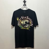90s　Hanes　S/S Tシャツ　USA製　Size L　ミュージックT　リッキー ヴァン シェルトン　カントリーミュージック　(S5979)