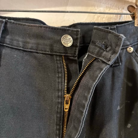 Dickies　ダック地　ペインターパンツ　ディッキーズ　ワークパンツ　ブラック　36×32 　(S5679)