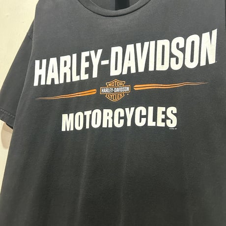 HARLEY-DAVIDSON　S/S Tシャツ　ハーレーT　Size XL　USA製　©2002　(S5765)