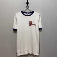 60s　Champion S/S Tシャツ　USA製　Size M　リンガーT　染み込み　UNIVERSITY OF FLORIDA　ヴィンテージT　プロダクツタグ　チャンピオン　(S5994)