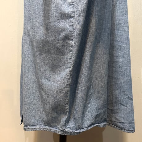 80s　OSHKOSH　S/S CHAMBRAY SHIRT　USA製　Size L　シャンブレーシャツ　ワークシャツ　オシュコシュ　(S5931)