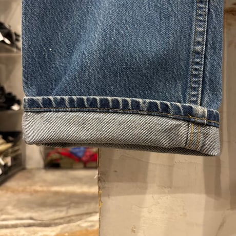 Carhartt　デニムパンツ　33×29　5ポケット　カーハート　ペンキ飛び　(S5684)