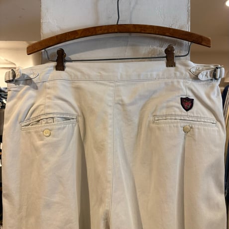 90s　Polo by Ralph Lauren　ツータックチノショーツ　W36　USA製　ラルフローレン　ハーフパンツ　(S5807)