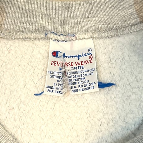 90s　Champion　リバースウィーブ　REVERSE WEAVE　USA製　Size XL　目あり　刺繡タグ　チャンピオン　(S5794)