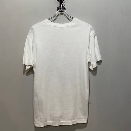 90s　FRUIT OF THE LOOM　S/S T シャツ　ミリタリーT　USA製　Size M　湾岸戦争　KSHE95　チョコチップ　(S5914)