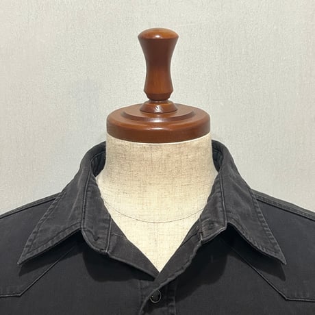 00s　Wrangler　L/S WESTERN SHIRT　ウエスタンシャツ　Size L　ブラック　ラングラー　(S5927)