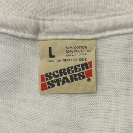90s　SCREEN STARS　S/S Tシャツ　MAX HEADROOM　COCA COLA　Size L　USA製　コカ コーラ　(S5810)