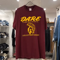 90s　JERZEES　S/S Tシャツ　D.A.R.E　USA製　Size L　チャリティーT　ジャージーズ　(S5685)
