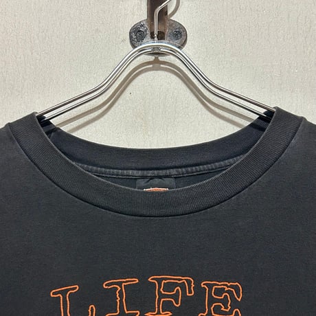 90s　HARLEY-DAVIDSON　S/S Tシャツ　ハーレーT　ファイアー　Size XXL　USA製　©1998　(S5778)
