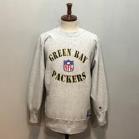 90s　Champion　リバースウィーブ　REVERSE WEAVE　USA製　Size L　GREEN BAY PACKERS　NFL　　刺繍タグ　チャンピオン(S5791)