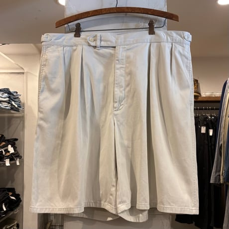 90s　Polo by Ralph Lauren　ツータックチノショーツ　W36　USA製　ラルフローレン　ハーフパンツ　(S5807)