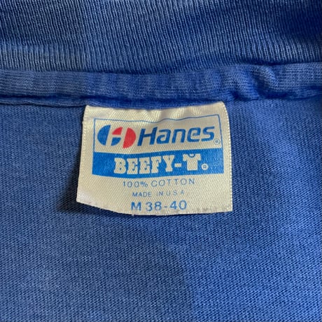 80s　Hanes　S/S Tシャツ　Hopi Sun Shield　ネイティブT　USA製　Size M　ホピ族　ヘインズ　(S5917)