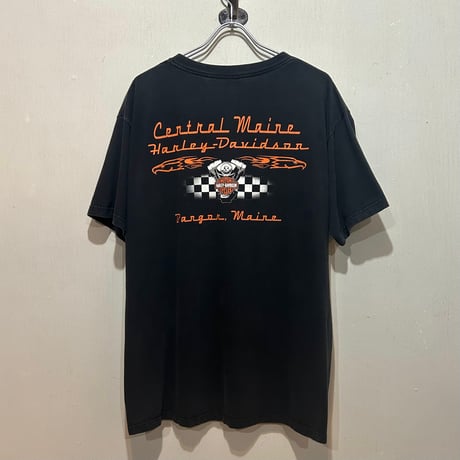 HARLEY-DAVIDSON　S/S Tシャツ　ハーレーT　Size XL　USA製　©2002　(S5765)