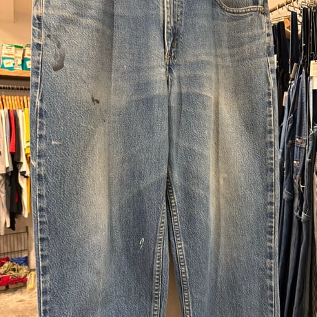 Carhartt　デニムパンツ　33×29　5ポケット　カーハート　ペンキ飛び　(S5684)