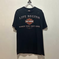 HARLEY-DAVIDSON　S/S Tシャツ　ハーレーT　Size M　USA製　©2003　(S5768)