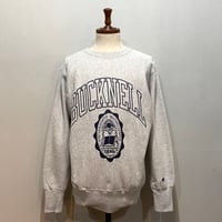 90s　Champion　リバースウィーブ　REVERSE WEAVE　USA製　Size L　BUCKNELL　刺繍タグ　チャンピオン　(S5786)