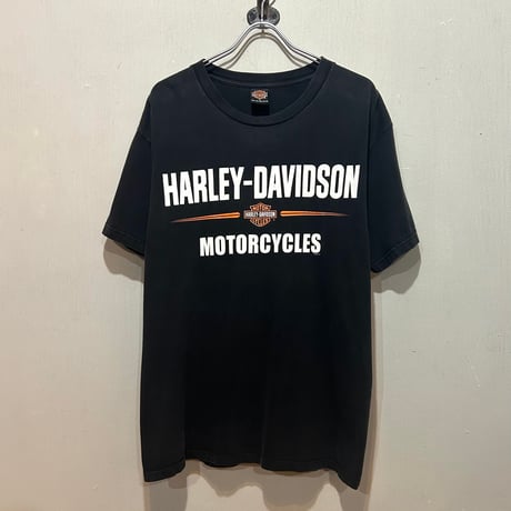 HARLEY-DAVIDSON　S/S Tシャツ　ハーレーT　Size XL　USA製　©2002　(S5765)
