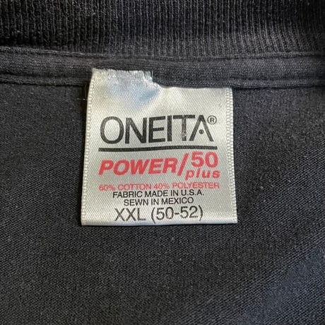 80s　ONEITA　S/S Tシャツ　ミリタリーT　USA製　Size XXL　POW MIA　雰囲気系　ビッグサイズ　(S5920)