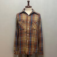 70s　BIG MAC　L/S ネルシャツ　USA製　Size M　ビッグマック　コットンシャツ　(S5999)