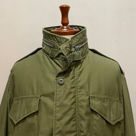 60s　US MILITARY　M-65 FIELD JACKET　2nd Type　フィールドジャケット　Size M-R　フィールドジャケット　グレーライナー　1968年　(S5774)