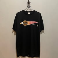80s　sportswear　S/S Tシャツ　ハーレーT　USA製　Size L　HARLEY DAVIDSON　ハーレーダビッドソン　ROBISON　©1983　(S5989)