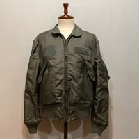 80s　US AIR FORCE　CWU-36/P　フライトジャケット　初期タイプ　Size L　ミリタリージャケット　1980年　(S6014)