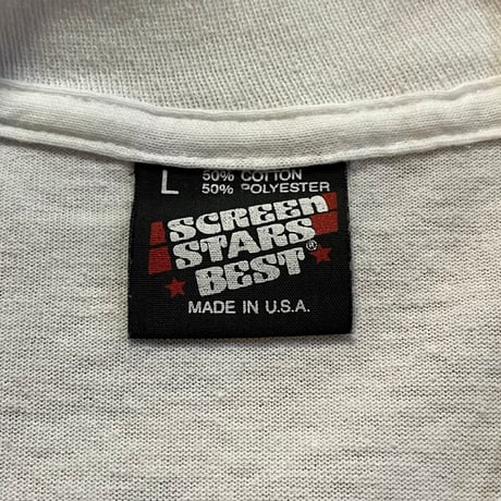 80s　SCREEN STARS　S/S Tシャツ　Coca Cola　USA製　Size L　コカ・コーラ　企業Tシャツ　(S5916)