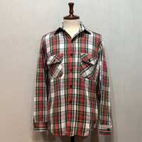 70s　FIVE BROTHER　L/S ネルシャツ　USA製　Size M　ファイブブラザー　コットンシャツ　(S6024)