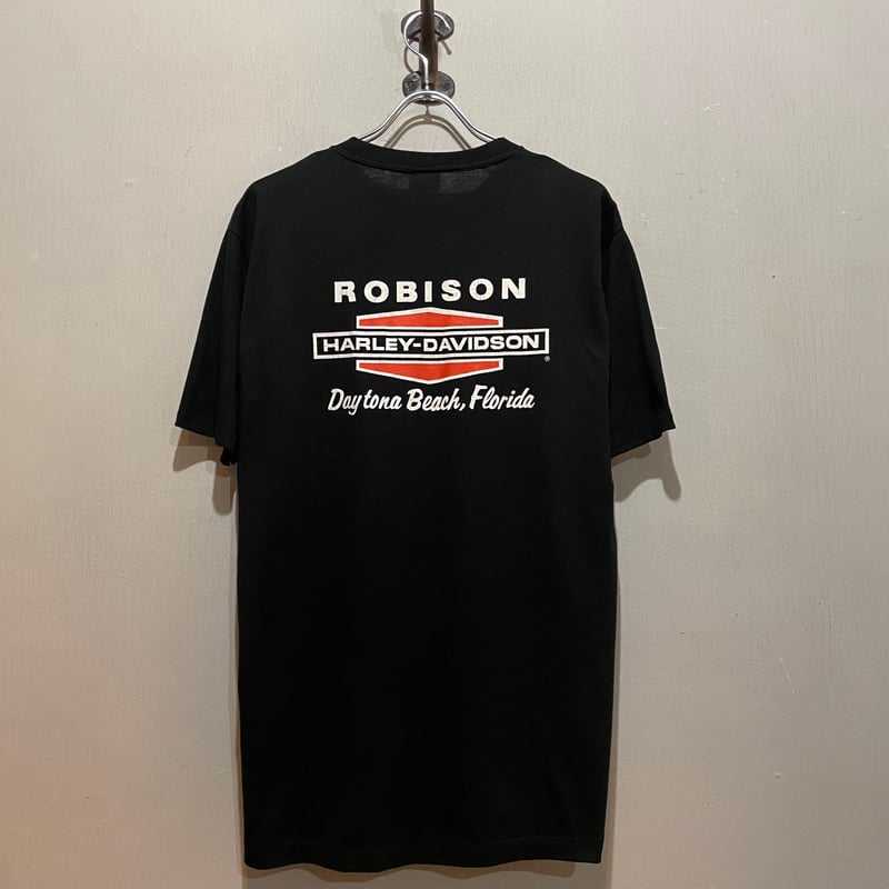 80s sportswear S/S Tシャツ ハーレーT USA製 Size L HARLE