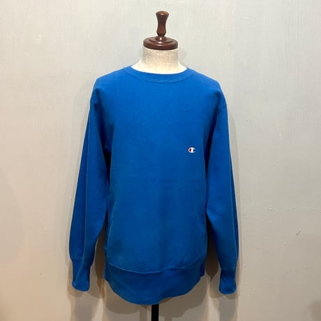 90s　Champion　リバースウィーブ　REVERSE WEAVE　USA製　Size L　目あり　刺繍タグ　チャンピオン　(S5904)