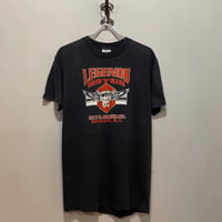 80s　ONEITA　S/S Tシャツ　ハーレーT　USA製　Size M　HARLEY DAVIDSON　ハーレーダビッドソン　スカルウィング　(S5988)
