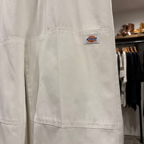 Dickies　ホワイトワークパンツ　36×29　ディッキーズ　ダブルニー　ワークパンツ　(S5805)