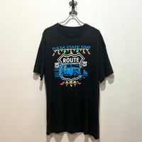 90s　Brand Unknown　S/S Tシャツ　ROUTE 66　Size XL位　TULSA STATE FAIR　イベントT　©1992　(S5944)