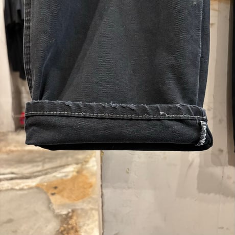 Dickies　ダック地　ペインターパンツ　ディッキーズ　ワークパンツ　ブラック　36×32 　(S5679)
