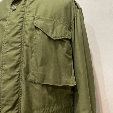 60s　US MILITARY　M-65 FIELD JACKET　2nd Type　フィールドジャケット　Size M-R　フィールドジャケット　グレーライナー　1968年　(S5774)