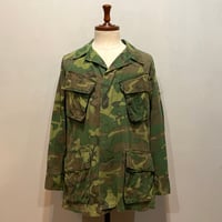 60s　US MILITARY　JUNGLE FATIGUE JACKET　グリーンリーフ　Size M-S　ファティーグジャケット　ERDL迷彩　ミリタリージャケット　1968年　(S6018)