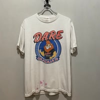 90s　FRUIT OF THE LOOM　S/S Tシャツ　D.A.R.E　Size L　メッセージT　雰囲気系　(S5915)