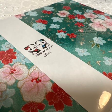B5見開き御朱印帳  24山 neneバンド付き
