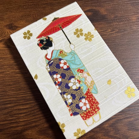 【即日発送】通常御朱印帳　18× 12㍉ きなり和紙　24山 バンド付き