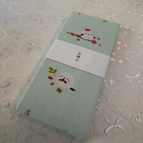 お結び帳　縦18×横8センチ　24山  白和紙
