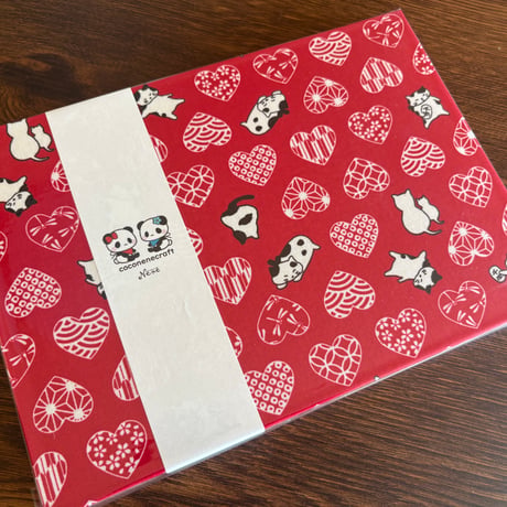 にゃんこもん🐱シリーズ🌟Ｂ５見開き御朱印帳　24山　バンド付き