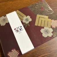 【即日発送】帯生地B5見開き御朱印帳  24山　neneバンド付き