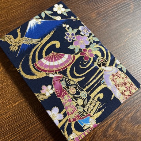 【即日発送】通常御朱印帳　18× 12㍉ きなり和紙　24山 バンド付き