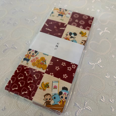 お結び帳　縦18×横8センチ　24山  きなり和紙