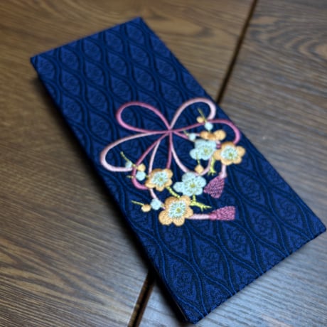 刺繍のお結び帳 縦18cm横cm 24山 白和紙