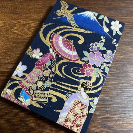 【即日発送】通常御朱印帳　18× 12㍉ きなり和紙　24山 バンド付き
