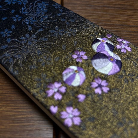 刺繍のお結び帳 縦18cm横cm 24山 きなり和紙