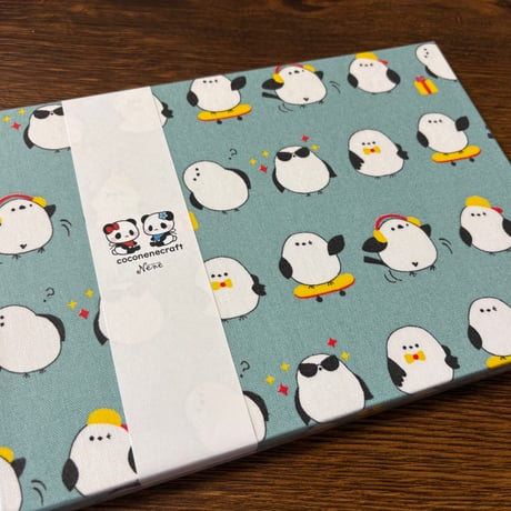 【即日発送】B5見開き御朱印帳（ブルー） 24山 きなり和紙 バンド付き