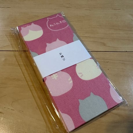 お結び帳　ねこたま🐱🟠　縦18×横8センチ　24山