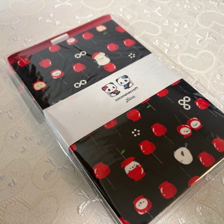 通常御朱印帳　18× 12㍉　白和紙　24山　バンド付き